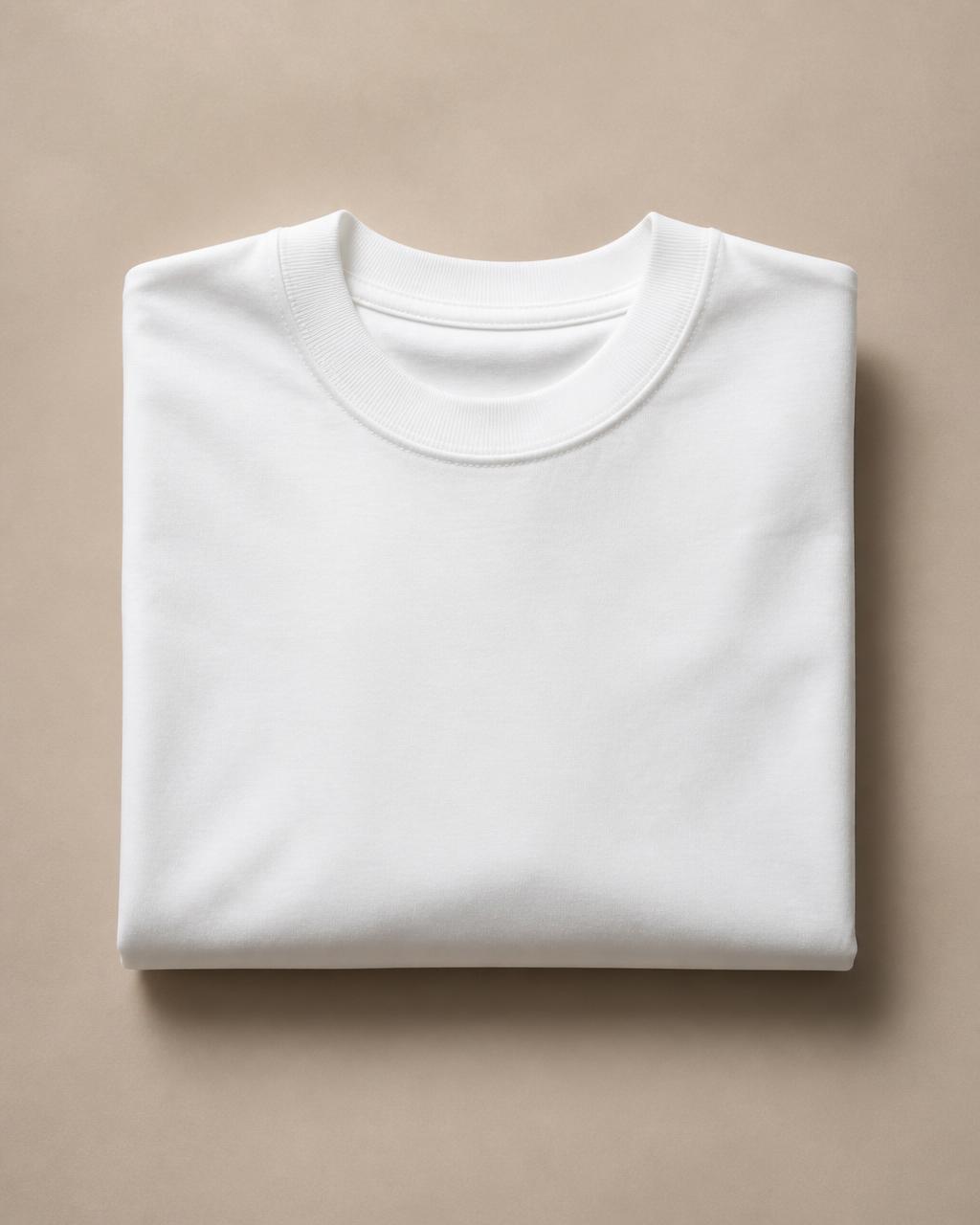 E-Commerce with MS Heavyweight Cotton Tee — White